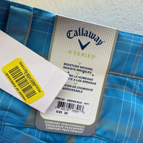 NWT Men Gallaway shorts / waist Size 34 - Picture 4 of 6